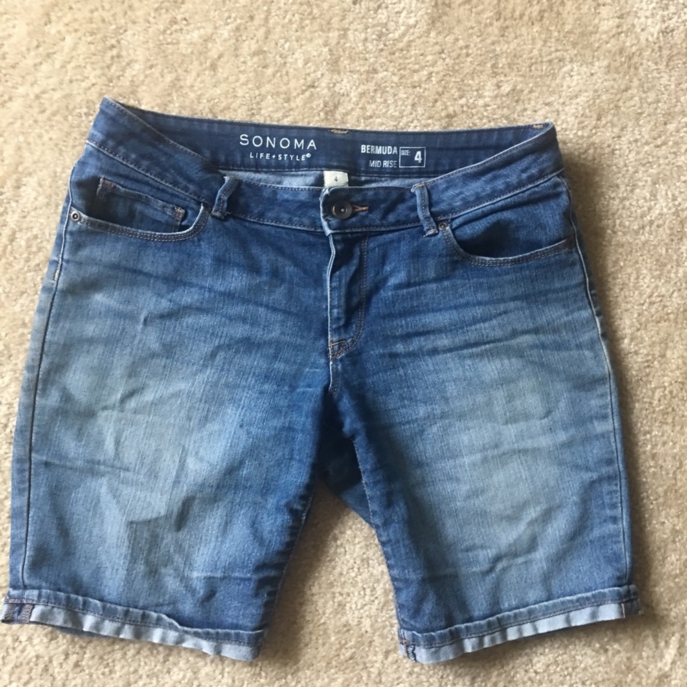 Sonoma bermuda jean shorts
